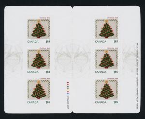 Canada 2691a booklet MNH Christmas Crafts, Christmas Tree