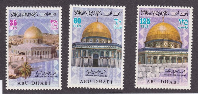 Abu Dhabi Scott # 81 - 83 set VF mint never hinged OG cv $ 185 ! see pic !