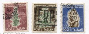 ITALY #544-6 Used, Scott $29.00