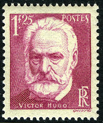 France 303, MNH. Victor Hugo, French poet, novelist, and dramatist, 1935