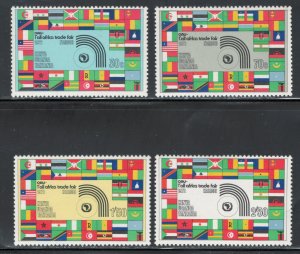 Kenya, Uganda, and Tanganyika 1972 All-Africa Trade Fair Scott # 242 - 245 MH