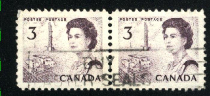 Can #455   pair   u   VF 1967 PD