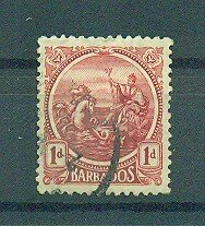 Barbados sc# 154 used cat value $.25