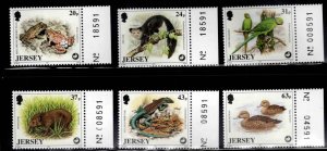 Jersey Scott 806-811 MNH** endangered species set