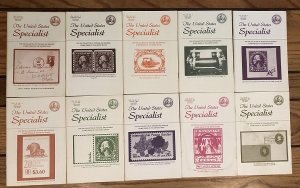 10 Different Volumes of The United States Specialist from 1982