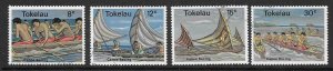 TOKELAU ISLANDS SG65/8 1978 CANOE RACING FINE USED