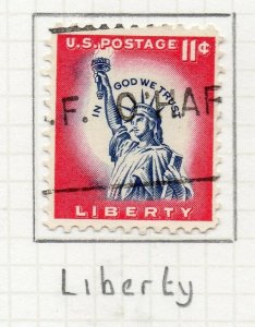 USA 1954 Liberty Early Issue Fine Used 8c. NW-125326