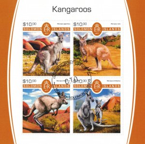 SOLOMON ISLANDS 2017 - Kangaroos / minisheet