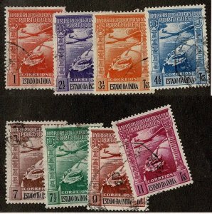 Portuguese India #C1-8 cpl used