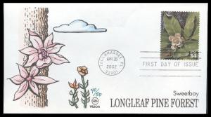 #3611h Pine Woods Treefrog Wilson FDC