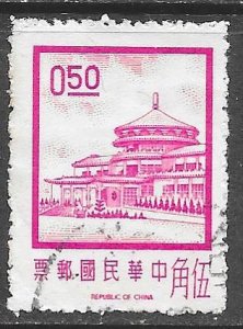 China (ROC) 1704: 50c Sun Yat-sen Building, Yangmingshan, used, F-VF