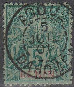 Benin #36 F-VF Used  CV $4.00  (A11841)