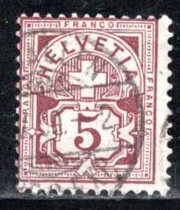 Switzerland Scott # 71b, used