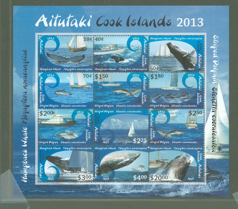Aitutaki #612  Souvenir Sheet