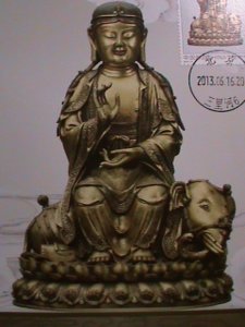​CHINA-2013 SC# 4120 MC100-STATUE OF SAMANTABHADRA-MNH-MC CARD VF