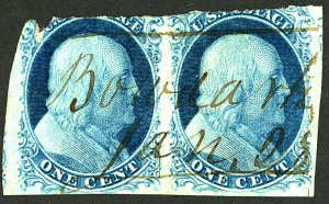 U.S. #6 USED PAIR