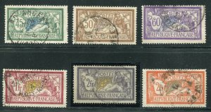 FRANCE #122-127 USED