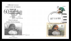 JDS1 (JDS 1) 1993 1ST Federal Junior Duck Stamp 1st Day Issue- LOW-OFFER?