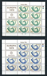 Malta 1973 Mi 473-4 MNH Sheet(Kleinbogen) EUROPA 8753