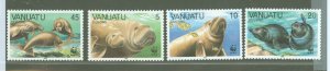 Vanuatu #470-473  Single (Complete Set) (Fauna)