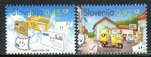 682 - SLOVENIA 2008 - Europa Cept - Letter - MNH Set