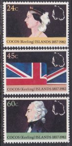 Cocos Islands Sc #82-84 MNH