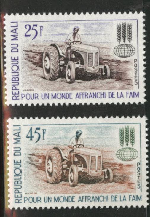 Mali Scott 43-44 MNH** 1963 FAO Freedom From Hunger set