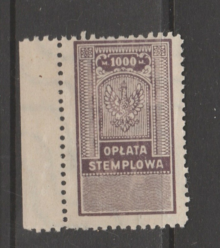 Poland Revenue Fiscal Cinderella stamp 9-20-2 - mnh gum - slight gum disturb