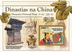 GUINEA BISSAU - 2010 - Western Han Dynasty - Perf Souv Sheet-Mint Never Hinged