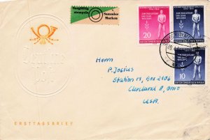 GERMANY  DDR 1955 YEAR SET OF FDC  231//277, B27  NO 271