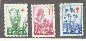 Finland #B148-50 Used Single (Complete Set) (Flowers)