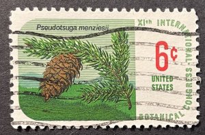 US #1376 Used F/VF 6c Botanical Congress: Pseudotsuga Menziesii 1969 [G2.8.1]