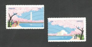 4651-52 Cherry Blossom Set Of 2 Mint/nh FREE SHIPPING