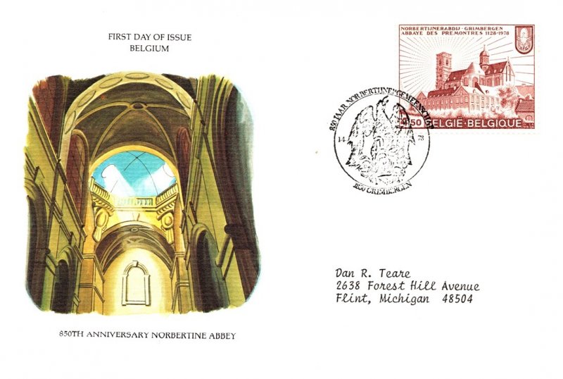 Belgium, Worldwide First Day Cover