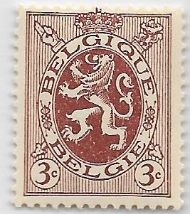 Belgium # 200 State Seal 3c.- MNH