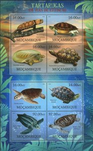 Turtle Stamp Platysternon Megacephalum Eretmochelys Imbricata S/S MNH #5665-5672