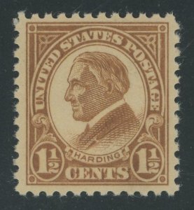 USA 553 - 1 1/2 cent Harding Perf 11 - VF/XF Mint never hinged