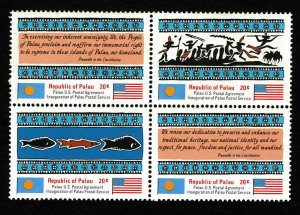 Palau - 1983 - Inauguration - Set of Four - MNH