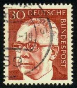 Germany #1031 Gustav Heinemann; Used