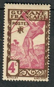 French Guiana #112 Mint Hinged single
