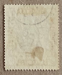 Brunei 1907 3c chocolate, nicley used. Scott 17, CV $26.00.  SG 25