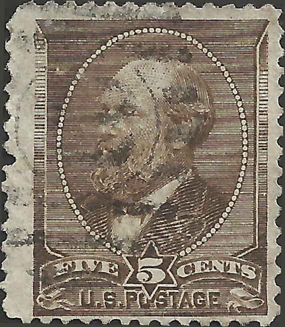 # 205 Yellow Brown Used FAULT James A. Garfield