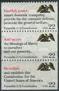 USA SC# 2357-2359  US Constitution Bicentennial  Used  see details / scans 