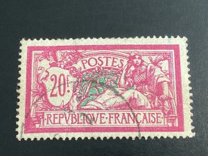 France #132 used 1926 20fr Liberty and Peace