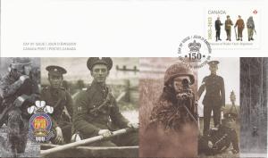 2013 Canada FDC Sc 2635 - Regiment - The Princess of Wales' Own Regiment