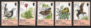 TRISTAN DA CUNHA SG417/21 1986 FLORA & FAUNA FINE USED