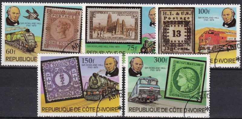 Ivory Coast #514-8  F-VF Used   (Z4957)