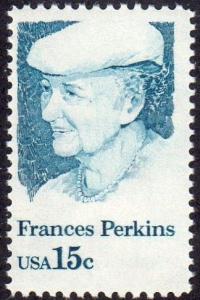United States 1821 - Mint-NH - 15c Frances Perkins (1980)