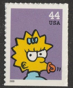 US 4403 The Simpsons Maggie Simpson 44c single (1 stamp) MNH 2009 