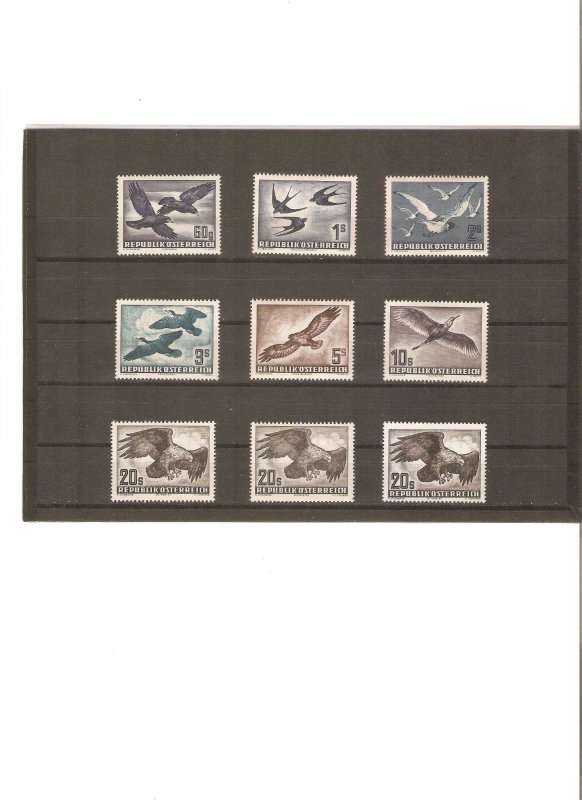 Austria C54-60 MNH incl. the 3 versions of C 60